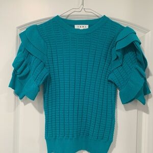 THML Teal Knit Sweater